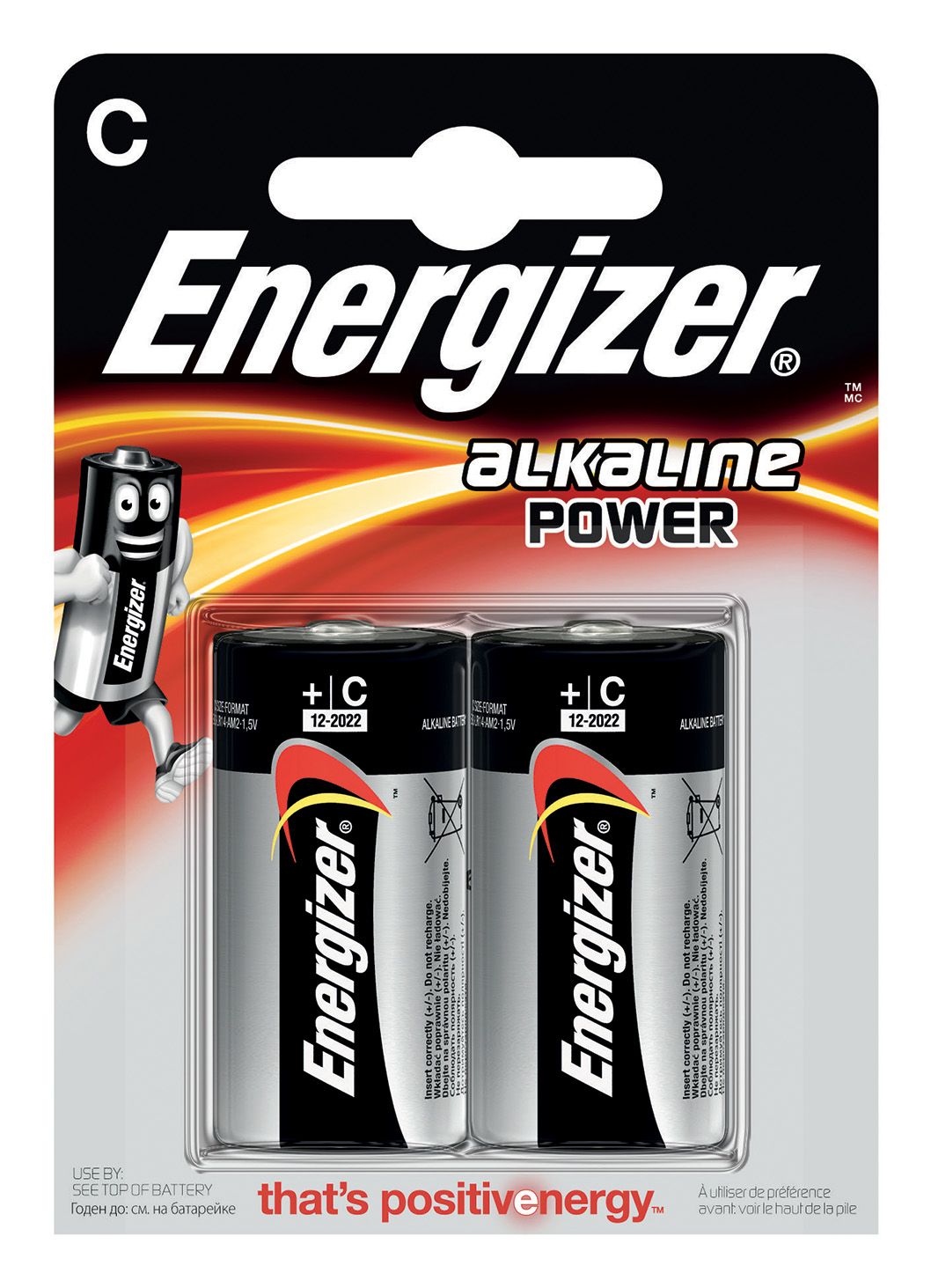 Energizer Alkaline Power C - 2 stuks