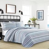 Nautica Jettison Quilt Set, Twin, Grey