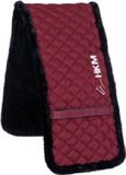 HKM longeerpad Gymnastic - wijnrood/ zwart - 110x26cm