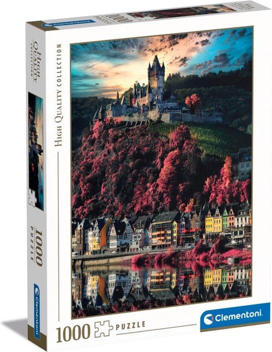 Clementoni 39648 puzzel 1000 HQ Cochem Castle