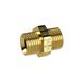 Riegler MS2521838 Dubbele schroefdraadstapel, G 1/8 a, G 3/8 a, SW 19, messing