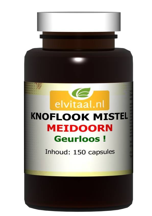 Elvitaal Knoflook Mistel Meidoorn Capsules 150st