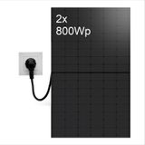 LDY Zonnepaneelsysteem voor balkon, 820W, met micro-omvormer