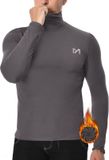 MEETWEE MEETHOO Heat Essentials Thermo Shirt Heren Lange Mouw Grijs XL