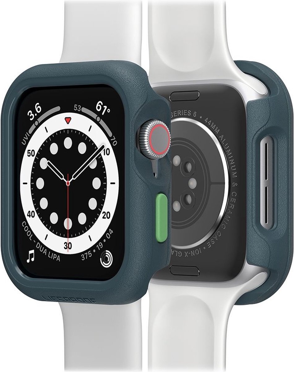 LifeProof Otterbox Case geschikt voor Apple Watch - Case - blauw-grijs - Maat: 44mm
