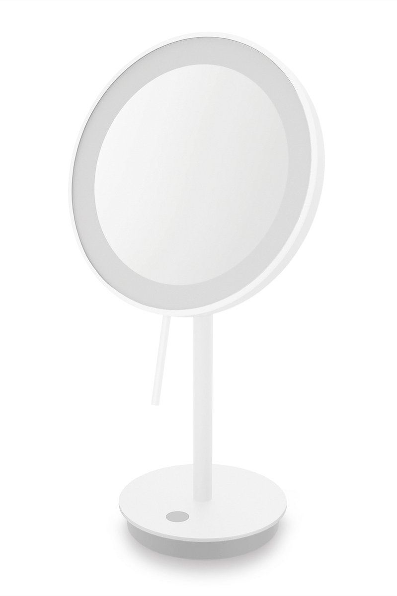 ZACK Alona cosmeticaspiegel - staand - kantelbaar - wit gepoedercoat