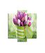 Homemania Wandafbeelding, 3 stuks, natuur, voor woonkamer, slaapkamer, meerkleurig, 57 x 0,3 x 60 cm, HM203MDF275, MDF