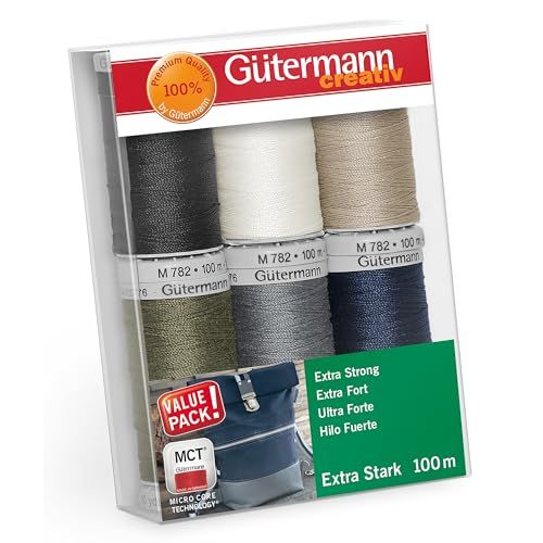 Gütermann - Gütermann Diverse Kleuren Extra Sterk (100m) Naaien Draad Set - 6 Stukken