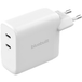 BlueBuilt 100W GaN Oplader met 2 Usb C Poorten Wit