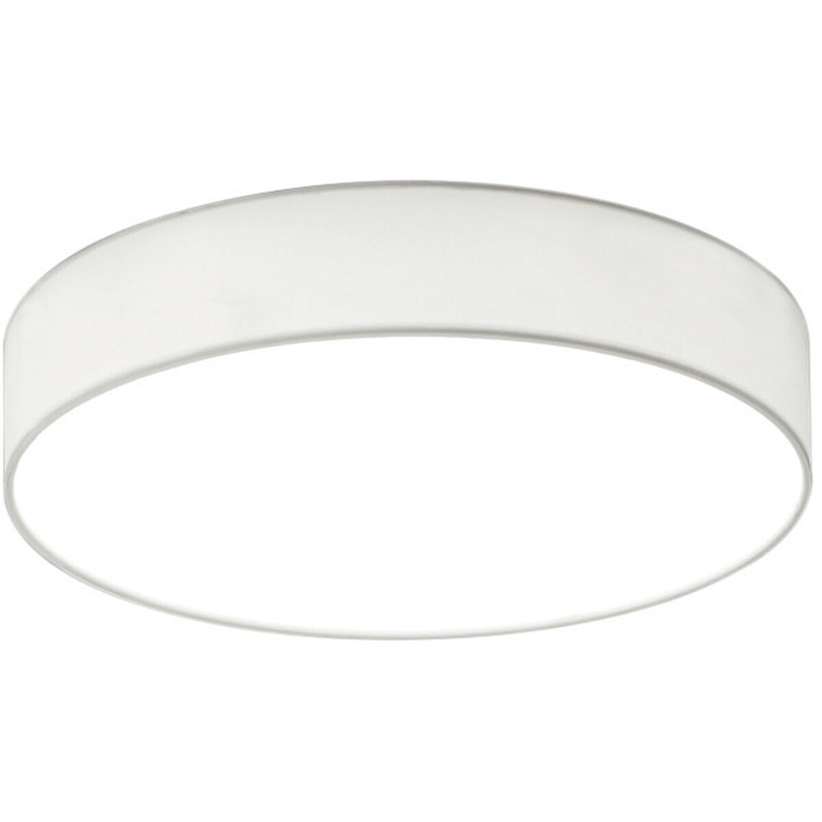 BES LED LED Plafondlamp - Plafondverlichting - Trion Lanago - 22W - Warm Wit 3000K - Rond - Mat Wit - Aluminium