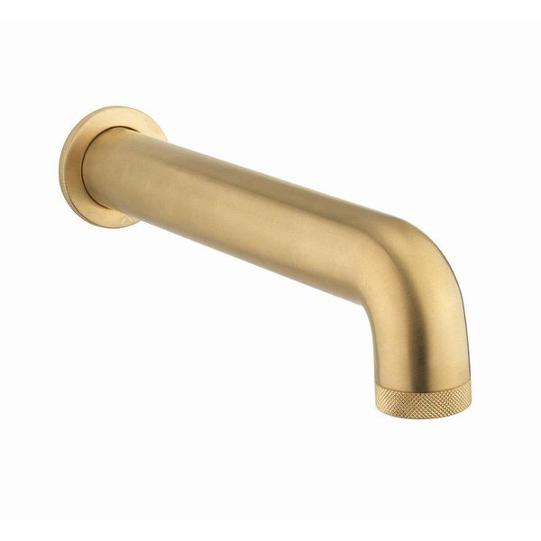 Crosswater Union Baduitloop - 24,7cm - geborsteld messing UB0370U