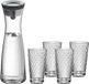 Merkloos WMF Basic Waterkaraf Set 5-delig, 1 L Karaf met 4 Waterglazen van 275 ml, Glas, Transparant
