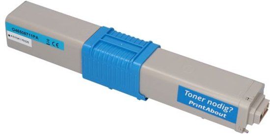 PrintAbout Compatible Toner Cyaan for OKI C332dn, MC363dn - 3000 pages