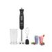 3-in-1 staafmixer met spatbescherming, multifunctioneel apparaat met 20 snelheden, zwart, 6,5 x 6,5 x 40,3 cm, 240 V, 800 W