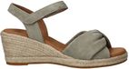 Gabor Espadrilles Dames Sandalen - Leer - Grijs - Maat 38.5
