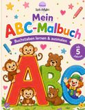 Mein ABC-Malbuch: Buchstaben lernen & ausmalen