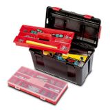 Parat PROFI-LINE Allround M Gereedschapskoffer Zwart/Rood