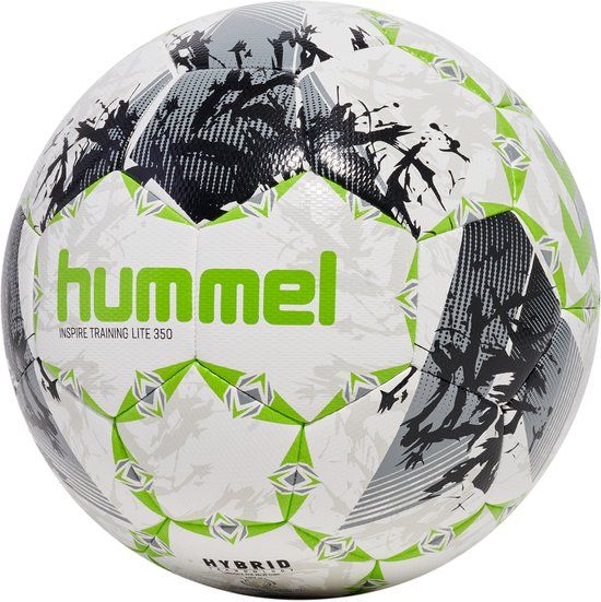 Hummel kindervoetbalschoen Hmlinspire Training Lite 350 Fb 234027 Grey/White/Lime