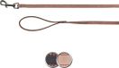 Trixie Native laisse en cuir Cappuccino S-M