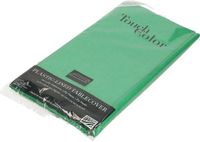 Creative Converting Party/verjaardag Tafelkleed - groen - 274 x 137 cm - tafellaken van papier