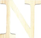 Artemio Houten letter N 19 cm