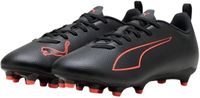 Puma Ultra 6 Play FG/AG Voetbalschoenen Junior Zwart/Rood Maat 35.5