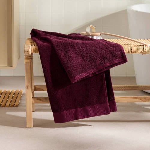 NOUS Living douchelaken aubergine (140x70 cm)