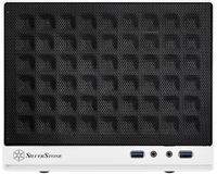 Silverstone SST-SG13WB Mini Tower Zwart, Wit