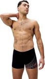 Speedo Medley Logo Aquashort Heren Sportzwembroek - Zwart/Oranje