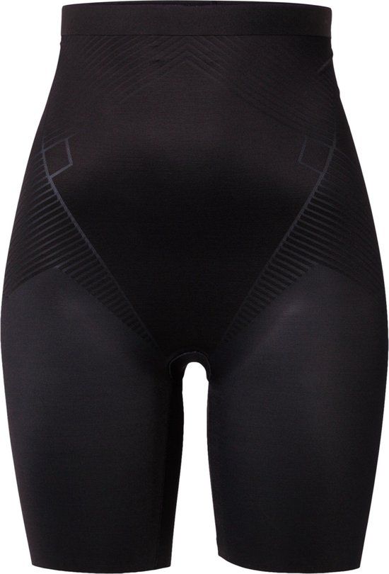 Spanx Thinstincts 2.0 High Waisted Mid Thigh Short - Zwart - Maat M