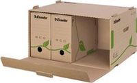 Esselte Archiefcontainer Standaard voor kartonnen dozen, wit/rood