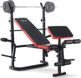 Banc de musculation - Banc de gym - Banc d'entraînement - Réglable
