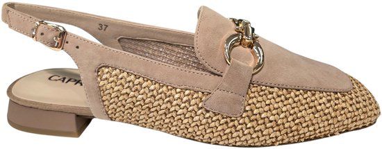 Caprice 9-9-29410-46 311 G Sandaletten Beige Leer en Suede Dames - Beige - 39