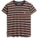 Superdry Essential Logo Strand T-shirt pour femmes avec rayures
