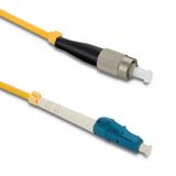 Qoltec Glasvezel Patchkabel FC/UPC-LC/UPC | Singlemode | 9/125 | G652D | Simplex | 20m