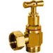 Altech Robinet d'arrêt - Pour WC - Équerre - Diamètre 12 x 17 - Laiton - 4071049