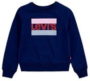 Levi's Kids Batwing Crewneck Sweatshirt Medieval Blue