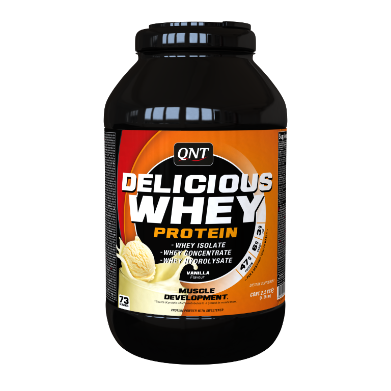 Qnt Delicious Whey Protein - 2200g - Vanilla