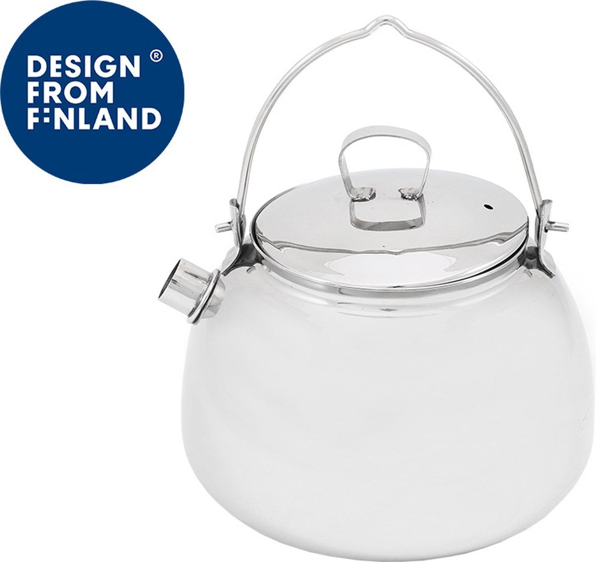 Muurikka Kampvuur Ketel - 0,8 L - Roestvrij Staal - 6412451129089