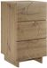 vidaXL Nachtkastje Artisan eiken 33,5 x 34,5 x 60 cm Bewerkt hout