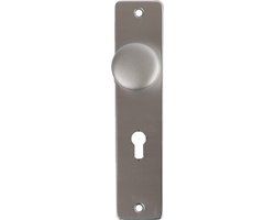 AMI kortschild met vaste knop (40mm) - cilindergat - PC55 - F1