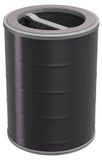 Filtre de remplacement pour purificateur d'air, type HEPA et charbon actif, 1 pièce, couleur noire