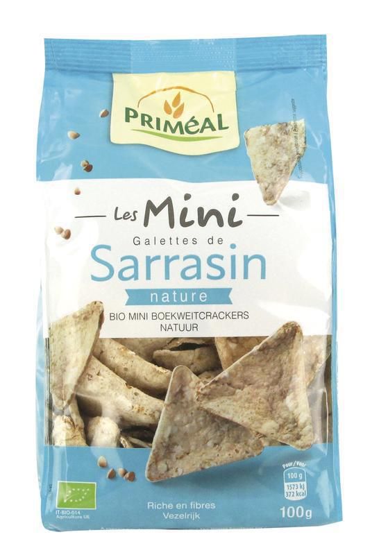 Boekweitcrackers mini naturel 100g