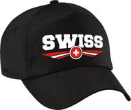 Bellatio Decorations Zwitserland / Swiss landen pet zwart kinderen