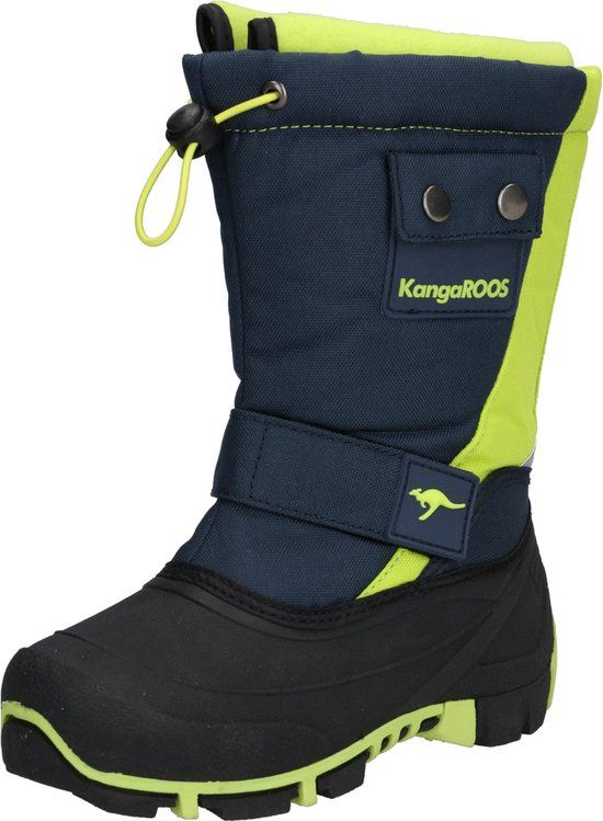 KangaROOS Kanga-Bean II Snow Boots Kids Unisex - Limoen - Size 28