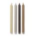 Ferm Living Bougies Pure, Lot de 4 mélange calme