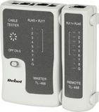 Rebel TL-468 - Kabeltester - LED-Signalisatie - RJ45/RJ11