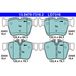ATE Kit Plaquettes De Frein, Frein À Disque 13.0470-7316.2 Mercedes-benz