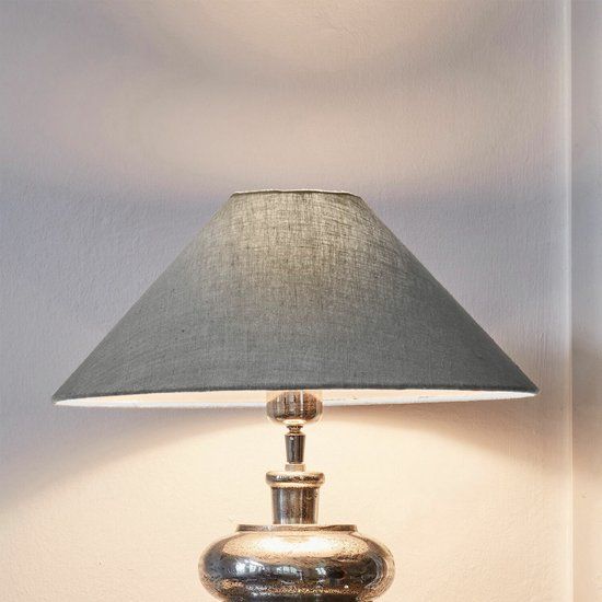 Loberon Lampenkap Emmera taupe