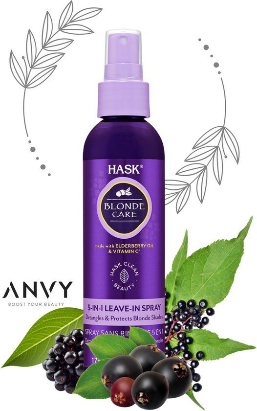 Hask Conditioner Blonde Care 5-in-1 Leave-In Spray